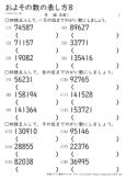 およその数の表し方 がい数 四捨五入 小学生無料算数学習プリント 無料プリントのぷりんと３６５